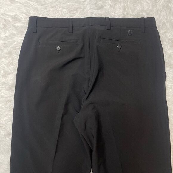 FootJoy FJ Mens Tour Performance Golf Pants 36x32 Black Dress Casual - Picture 9 of 10